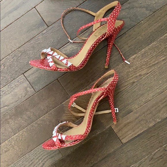 Red Aquazurra Sandals - Picture 2 of 6